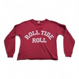 PINK Victoria's Secret Roll Tide Red Crewneck‎ Sweatshirt XS